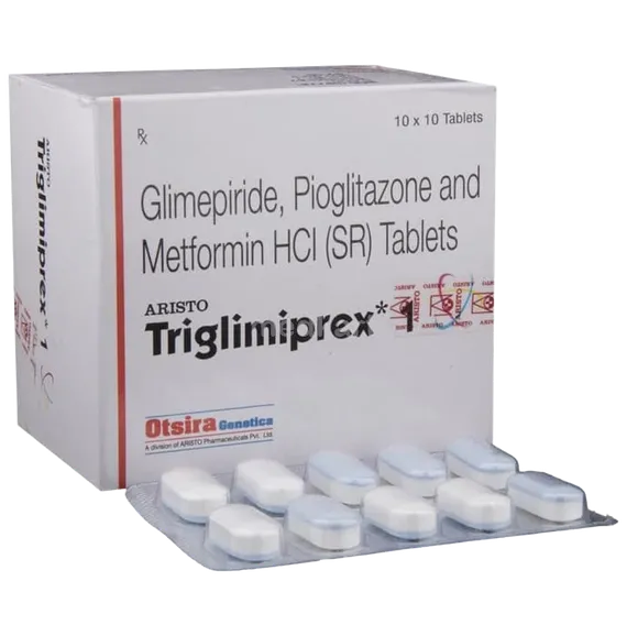 triglimiprex 1mg tablet 10's